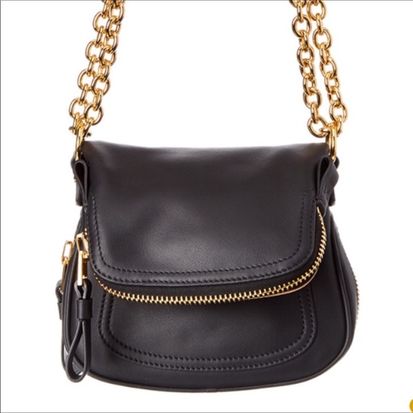 📍SOLD📍TOM FORD Blk Leather Handbag Jennifer Mini - Picture 3 of 7